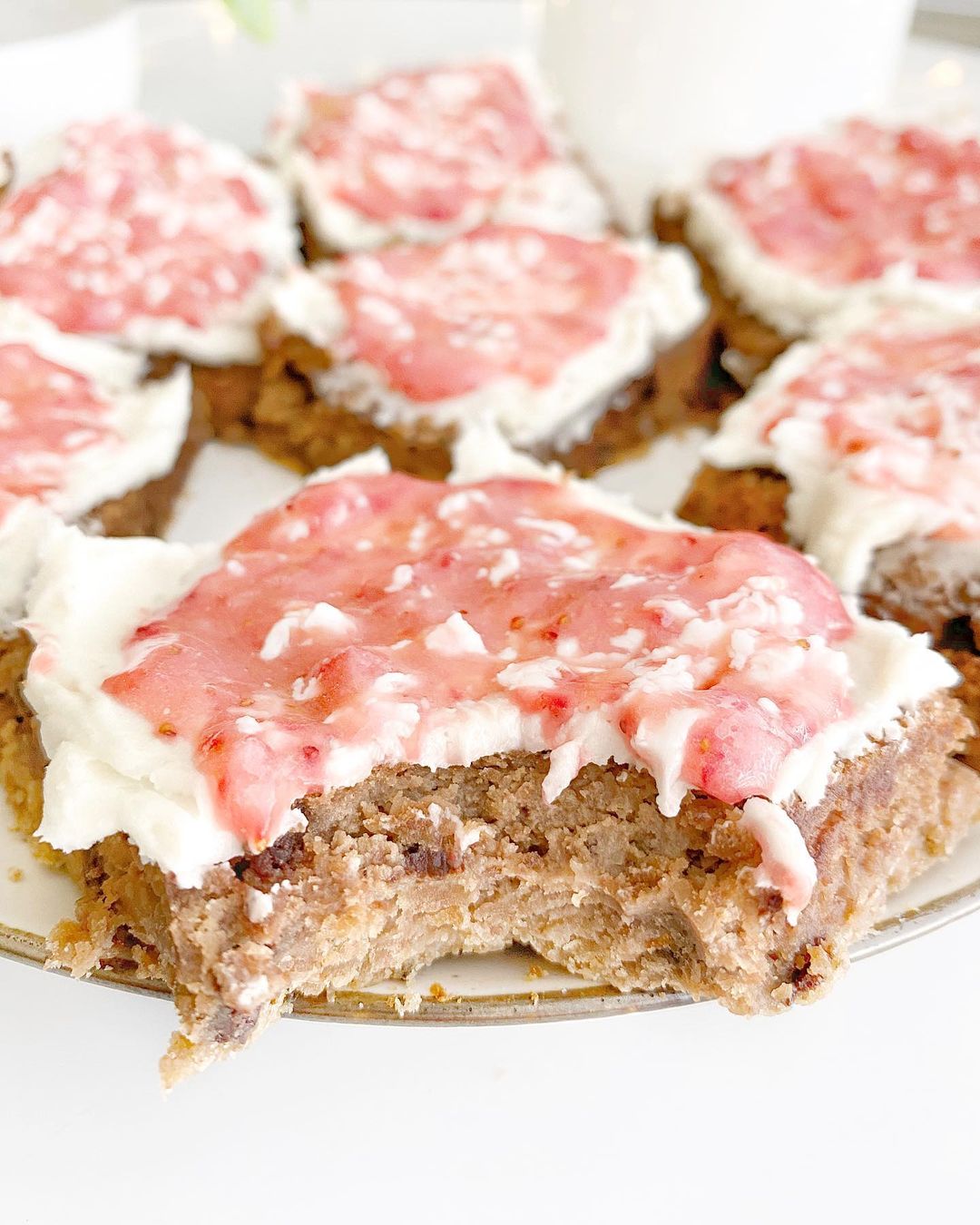 Chickpea Cookie Dough Bars