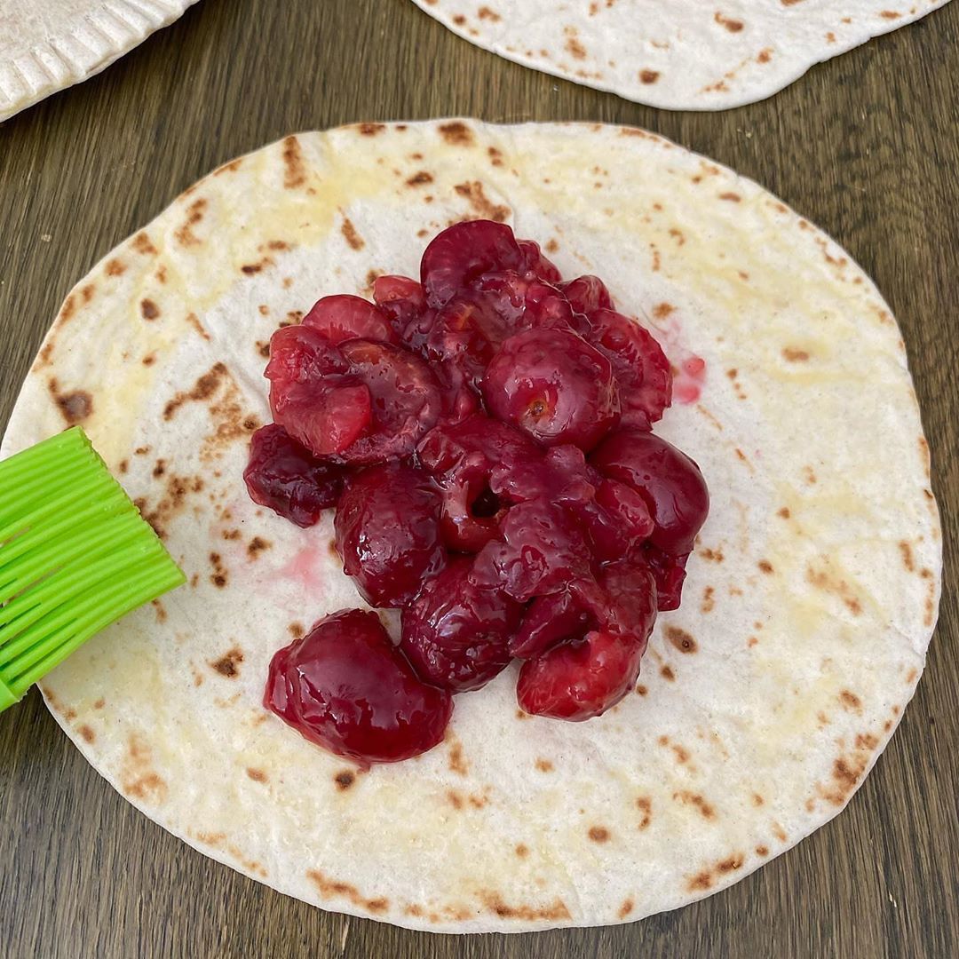 Cherry Tortilla Pies