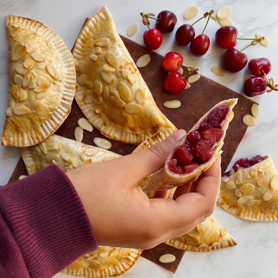 Cherry Tortilla Pies