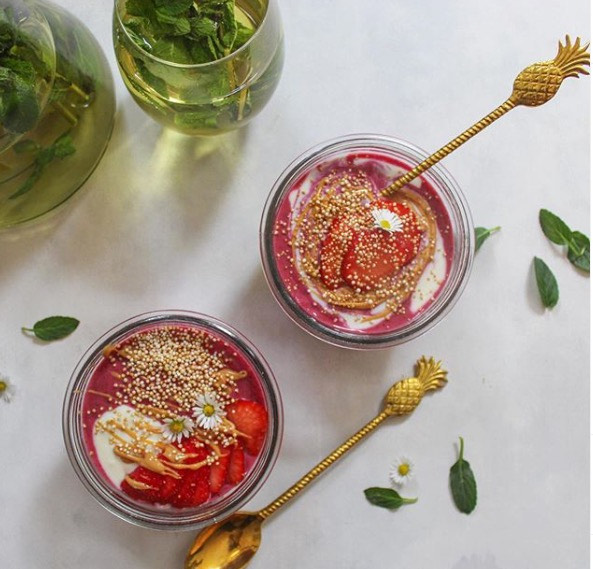 Pink Berry Smoothie Bowl Delight