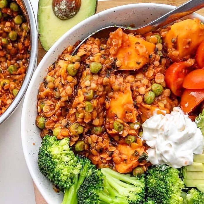 Sweet Potato and Lentil Chili