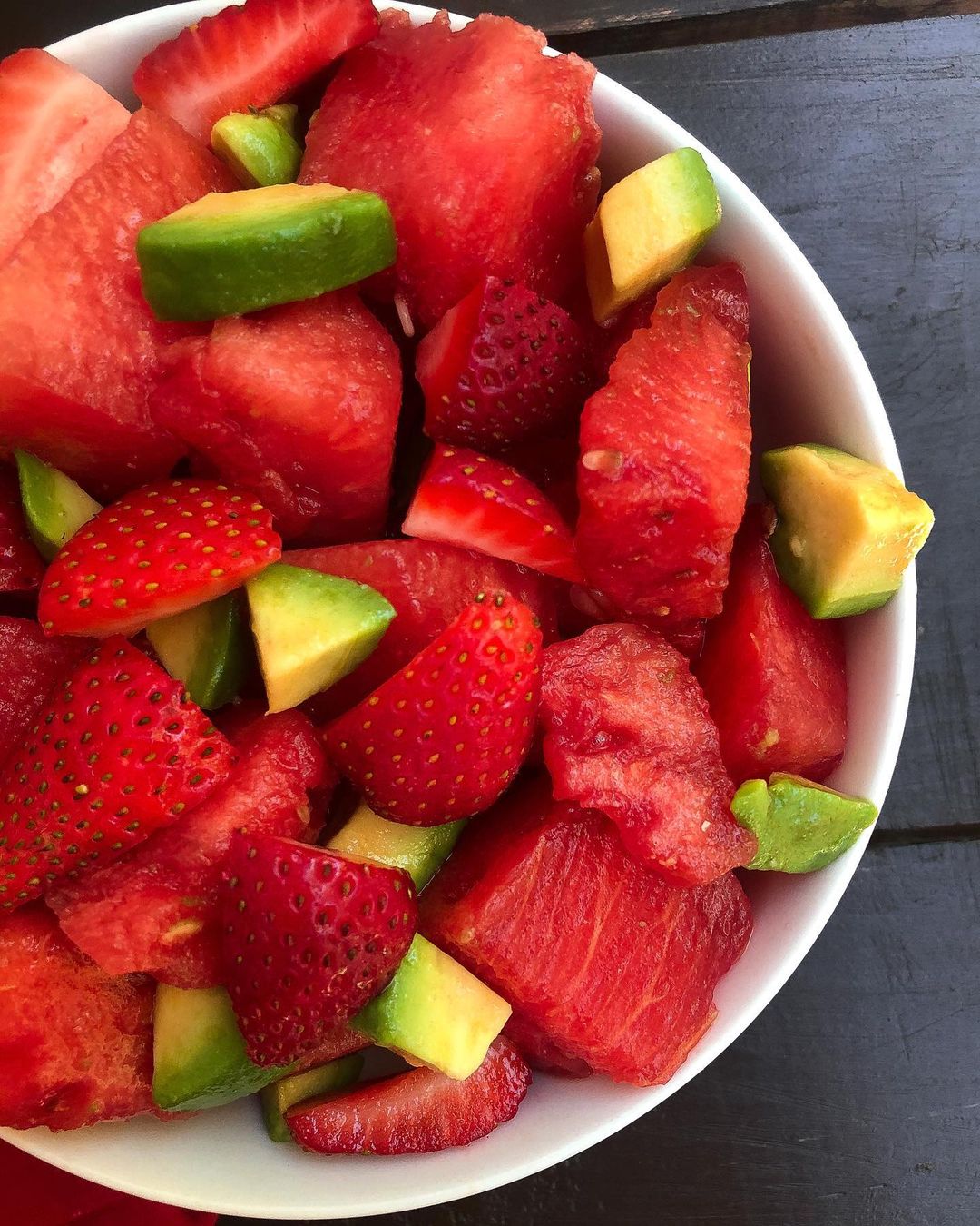 Honey Lime Watermelon Salad
