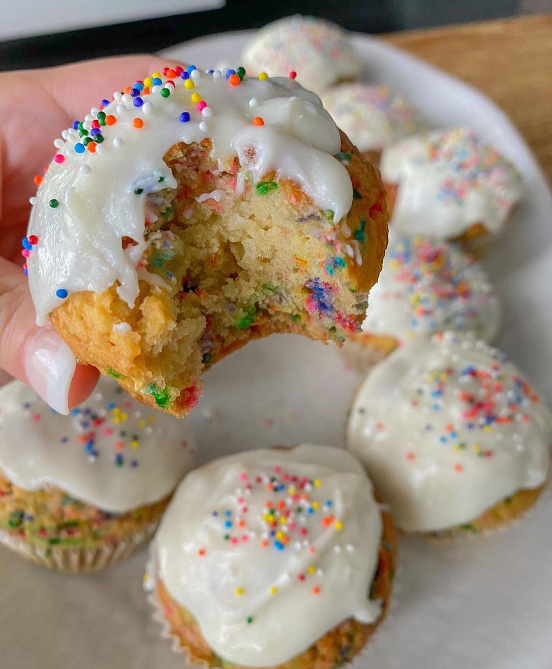 Vegan Gluten-Free Sprinkle Cupcakes