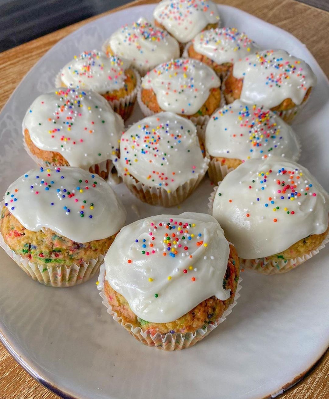 Vegan Gluten-Free Sprinkle Cupcakes