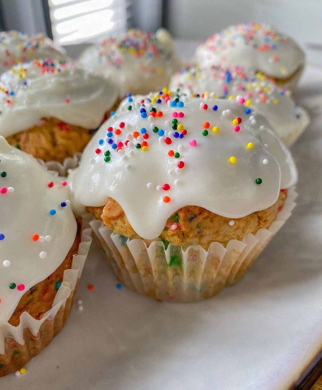 Vegan Gluten-Free Sprinkle Cupcakes