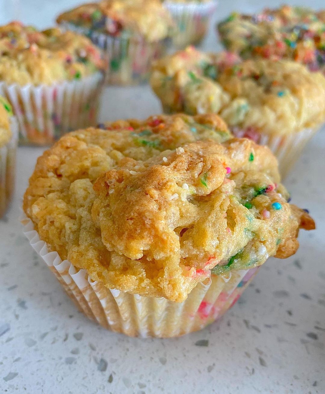 Vegan Gluten-Free Sprinkle Cupcakes