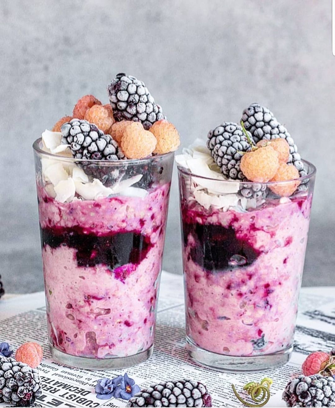 Healthy Oat Chia Breakfast Dessert