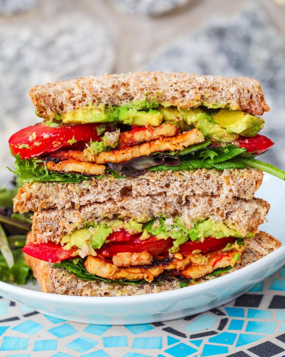 TLT Sandwich with Smoky Tempeh
