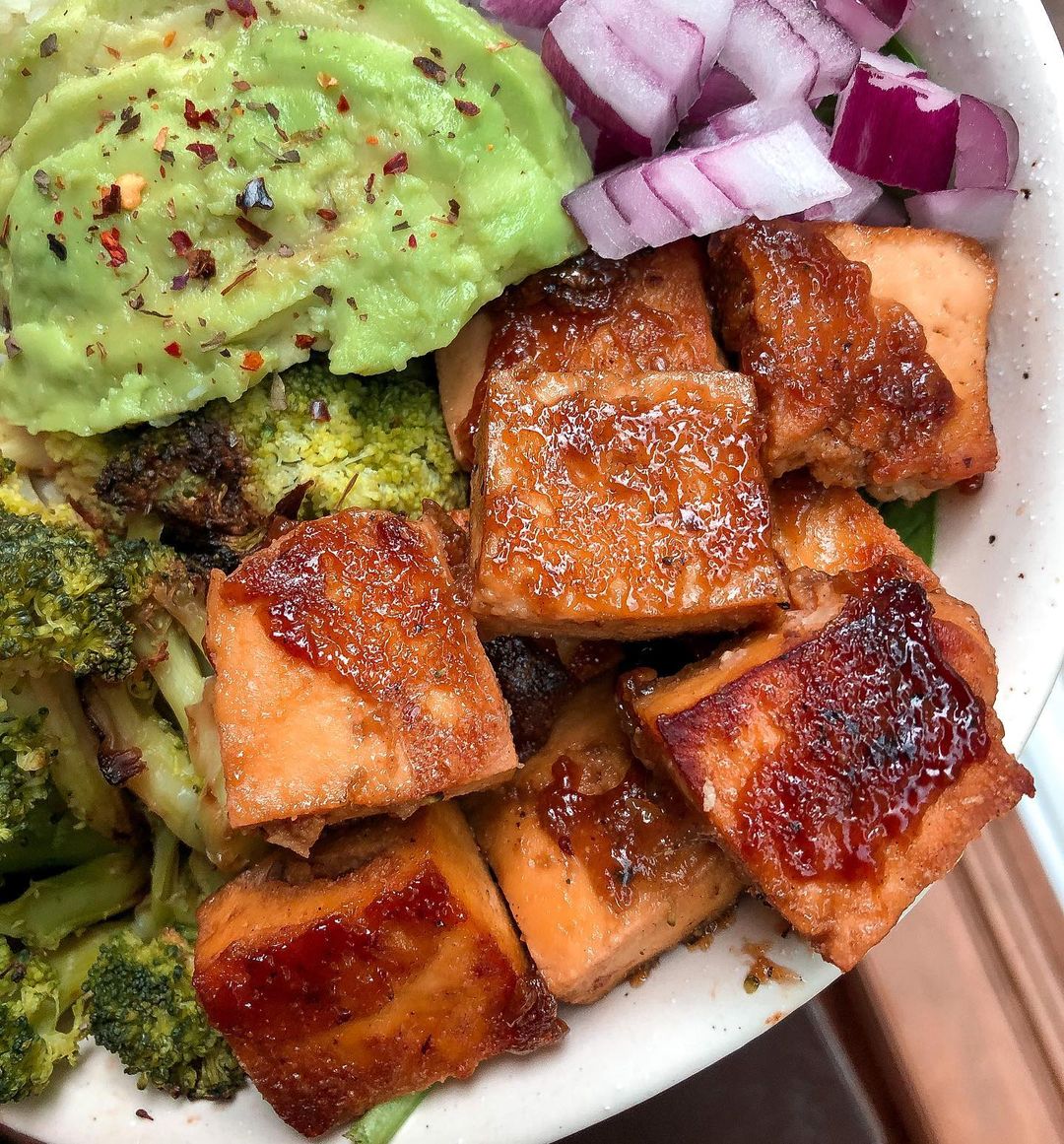 Crispy Baked Teriyaki Tofu