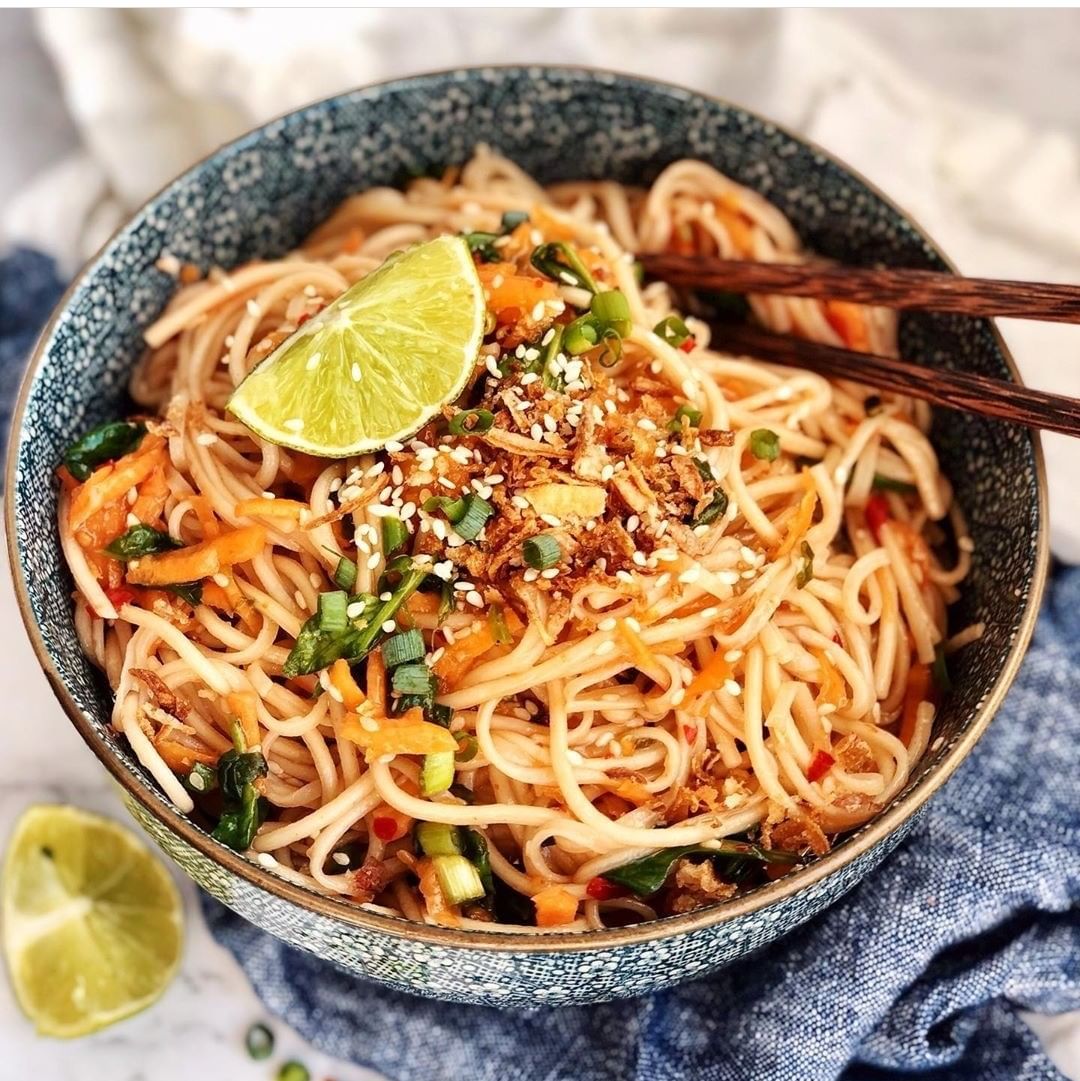 Ramen Noodles with Sesame and Sweet Chili Sauce