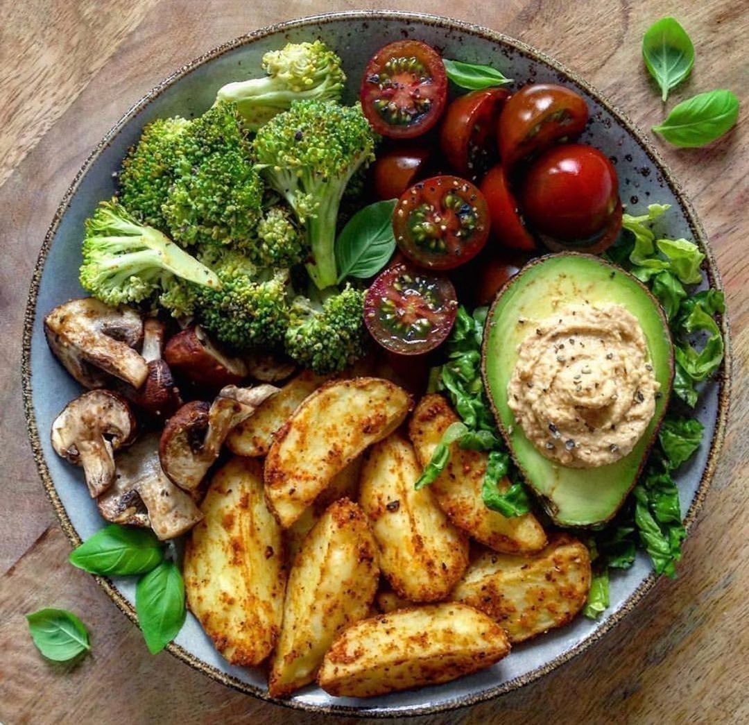 Bowl Loaded with Roasted Potato