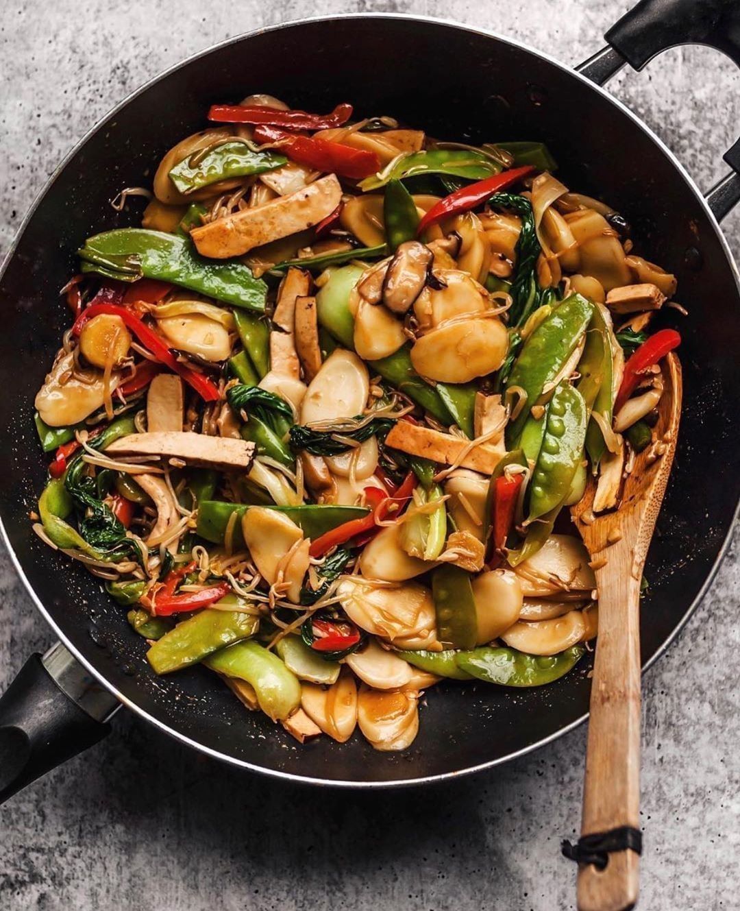Rice Cake Stir-Fry with Vegetables