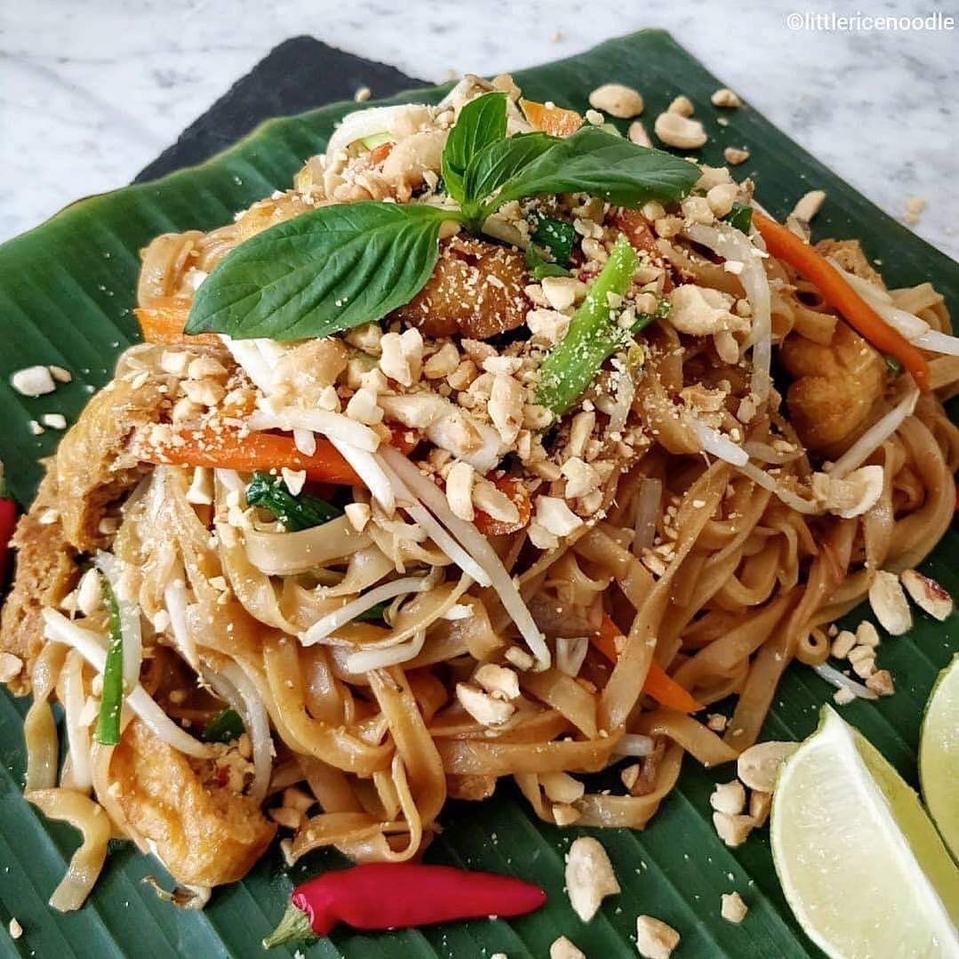 Vegan Pad Thai Noodle Stir Fry