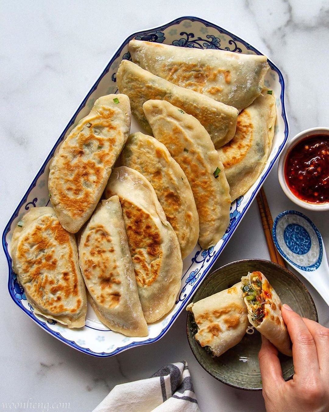Vegan Chinese Chive Pockets