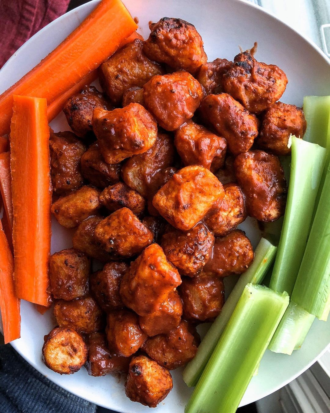 Air Fryer BBQ Cauliflower Gnocchi