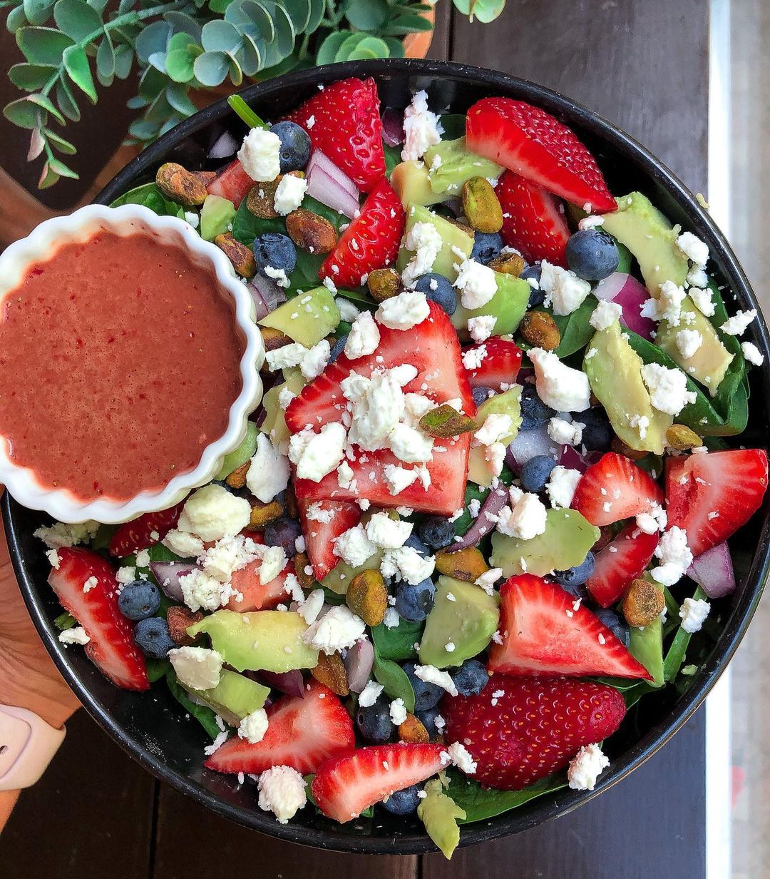 Summer Salad with Strawberry Balsamic Vinaigrette