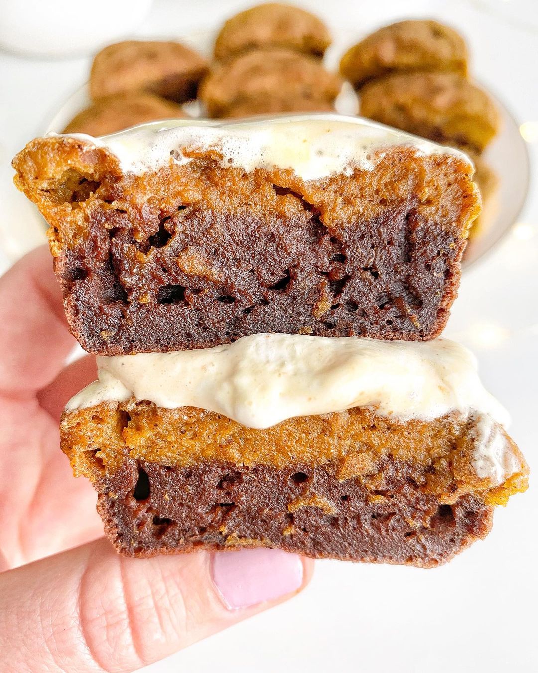 Pumpkin Chocolate Fudge Muffins