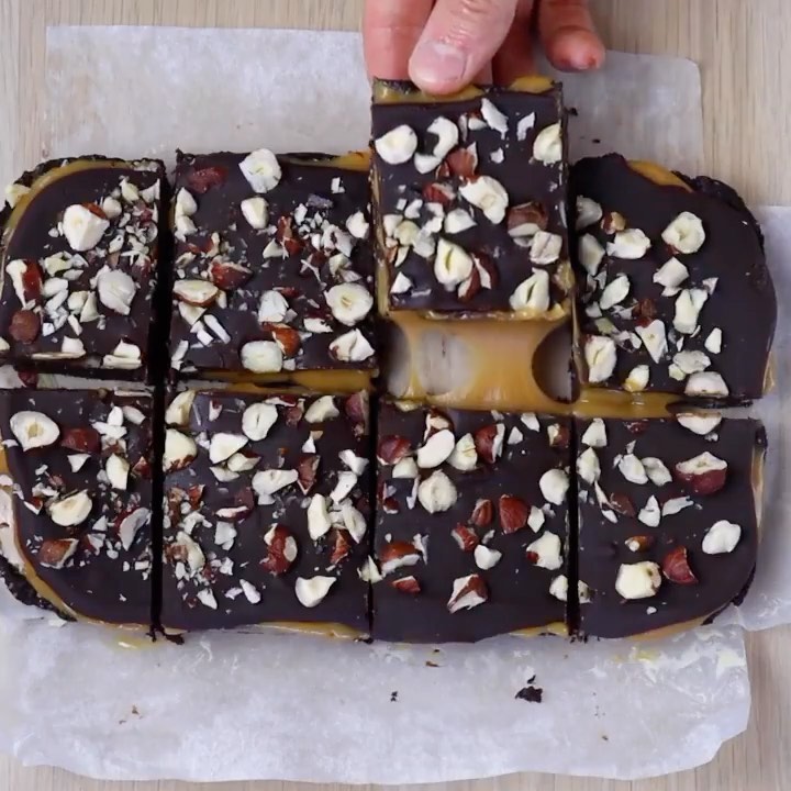 No Bake Ferrero Rocher Squares