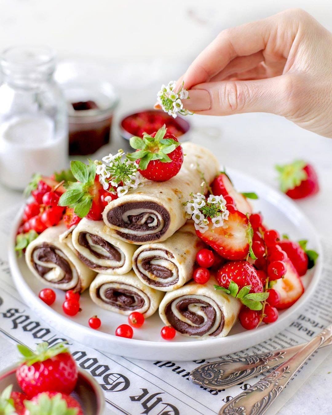 Classic Crêpes with Nutritious Nutella