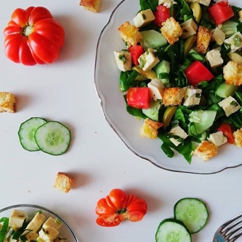 Vegan Feta Cheese Alternative Using Tofu