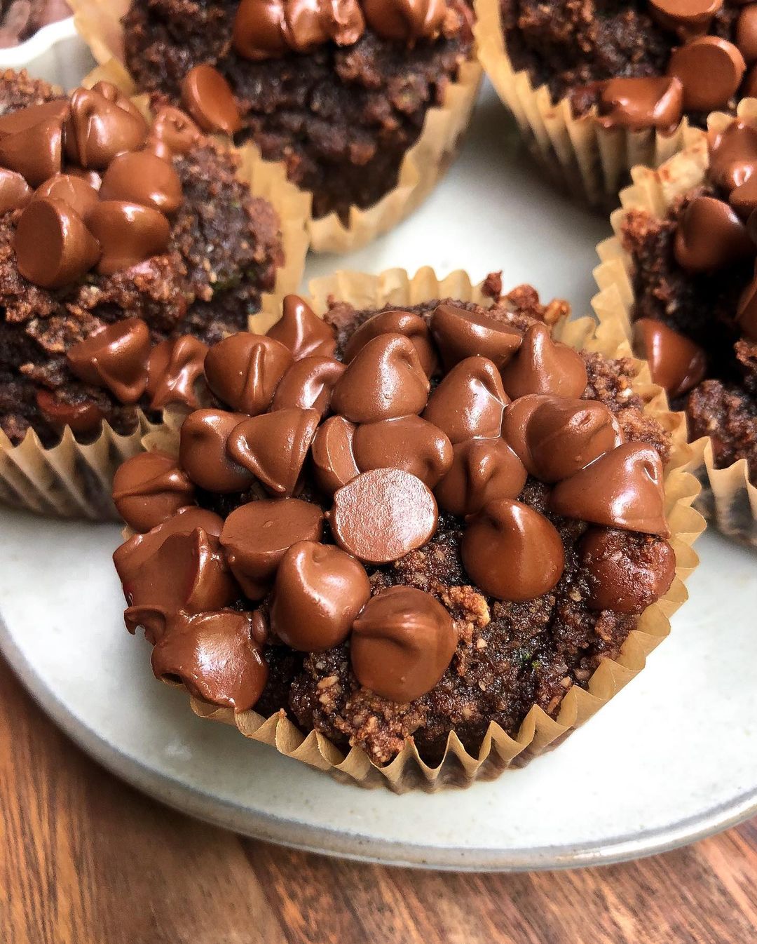 Double Chocolate Zucchini Muffins