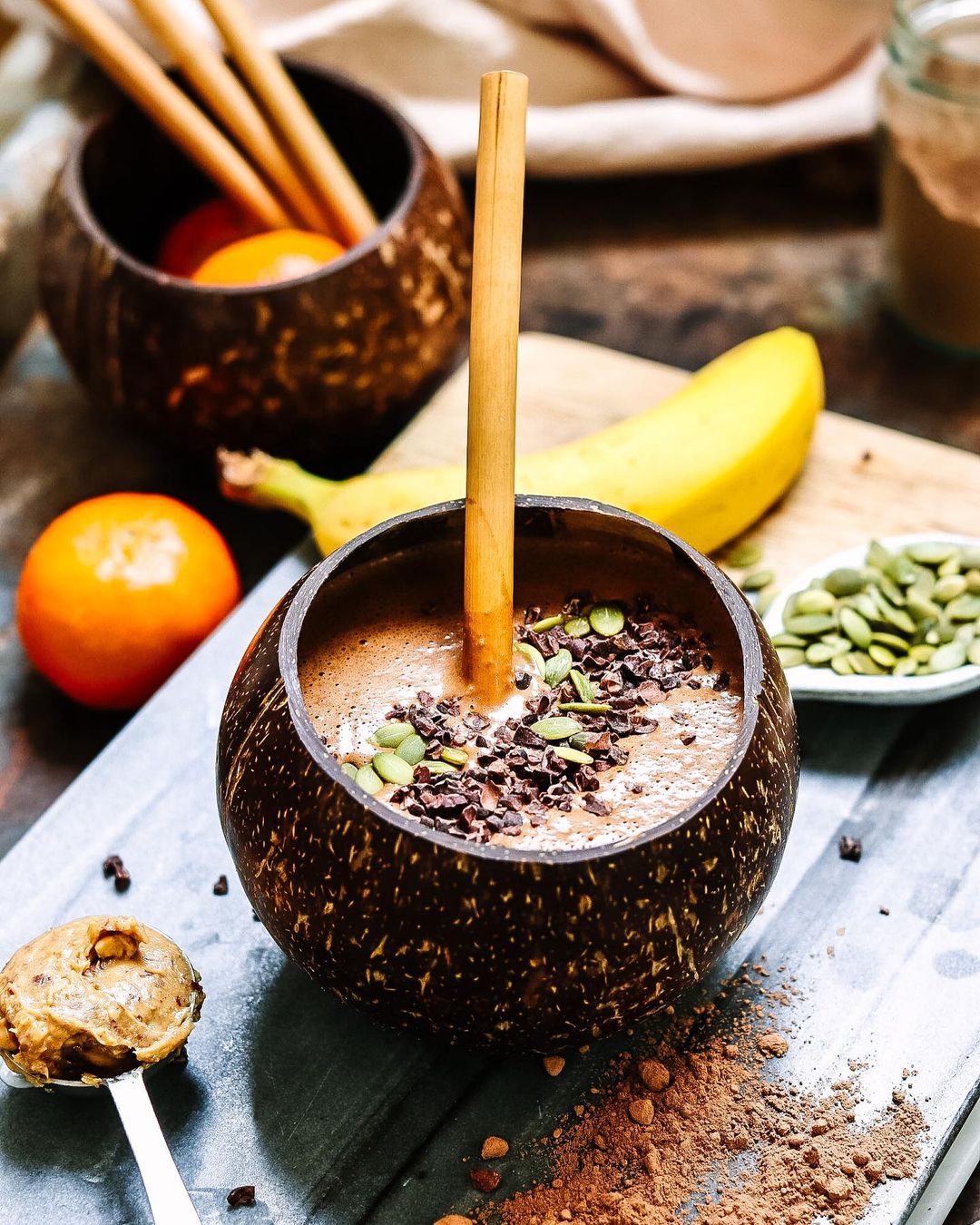 Yummy Chocolate and Clementine Smoothie
