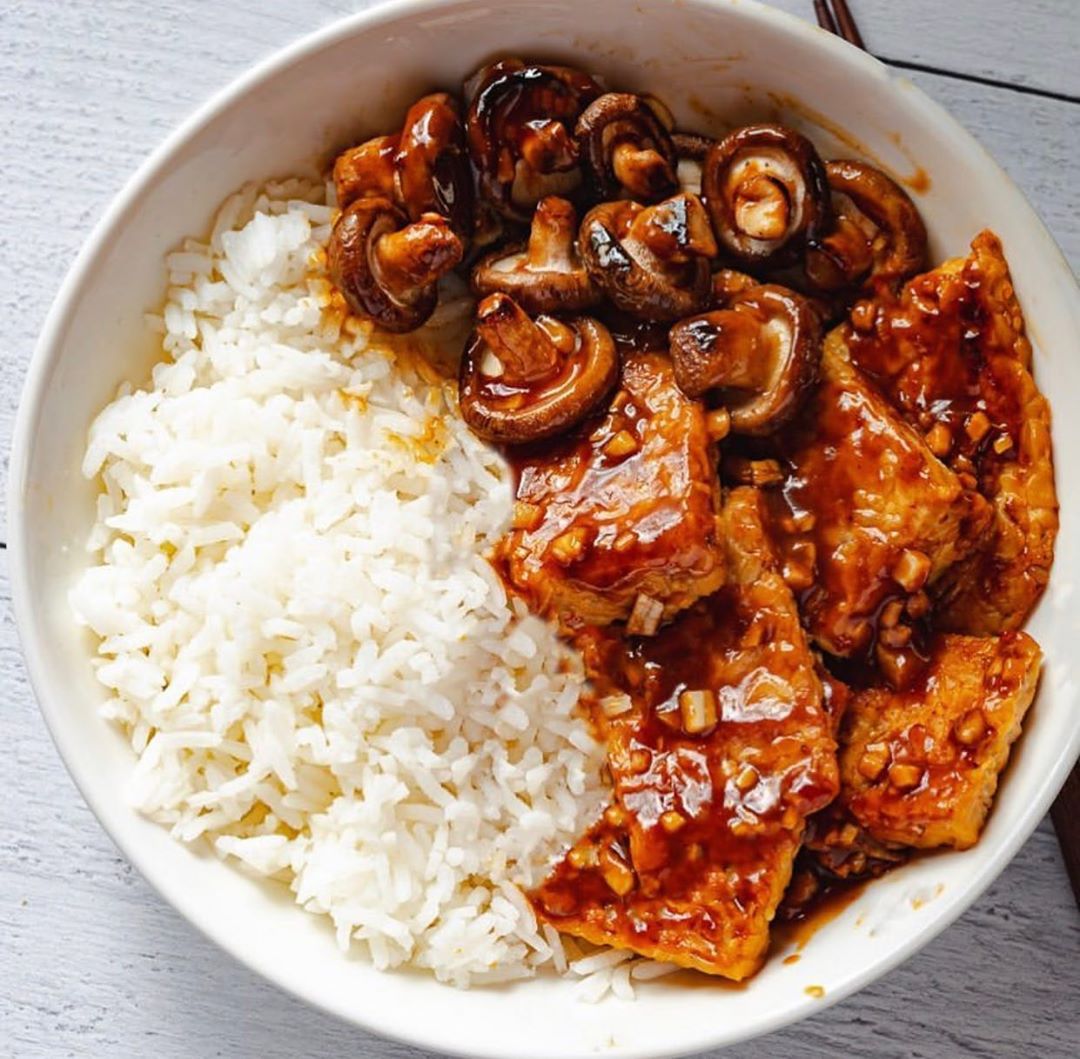 Marinated Tempeh/tofu in Yummy Stir-Fry Sauce