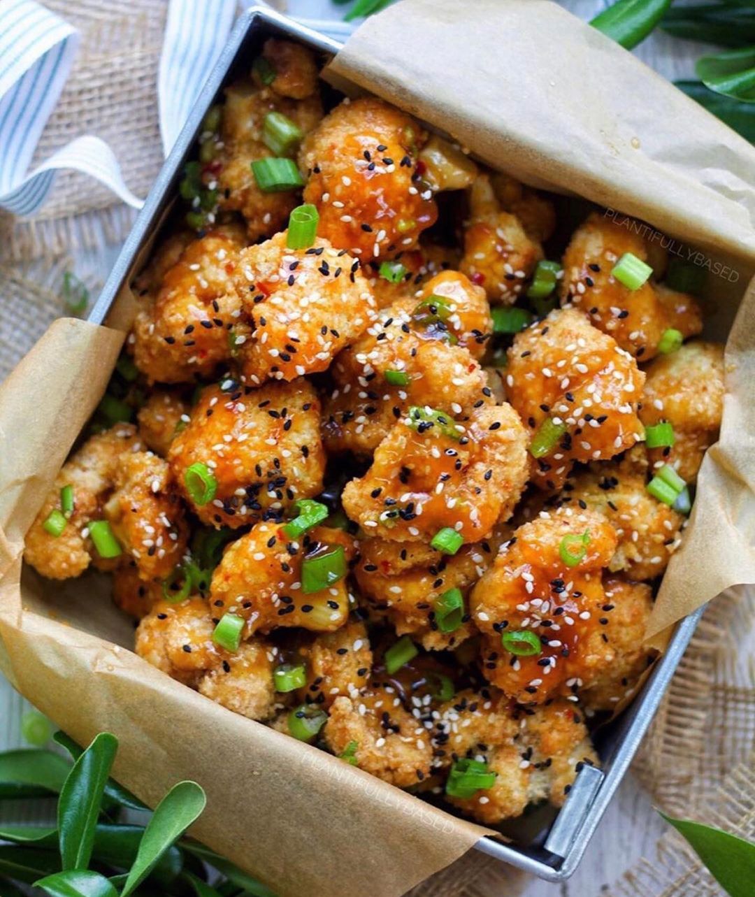 Spicy Sesame Cauliflower Wings