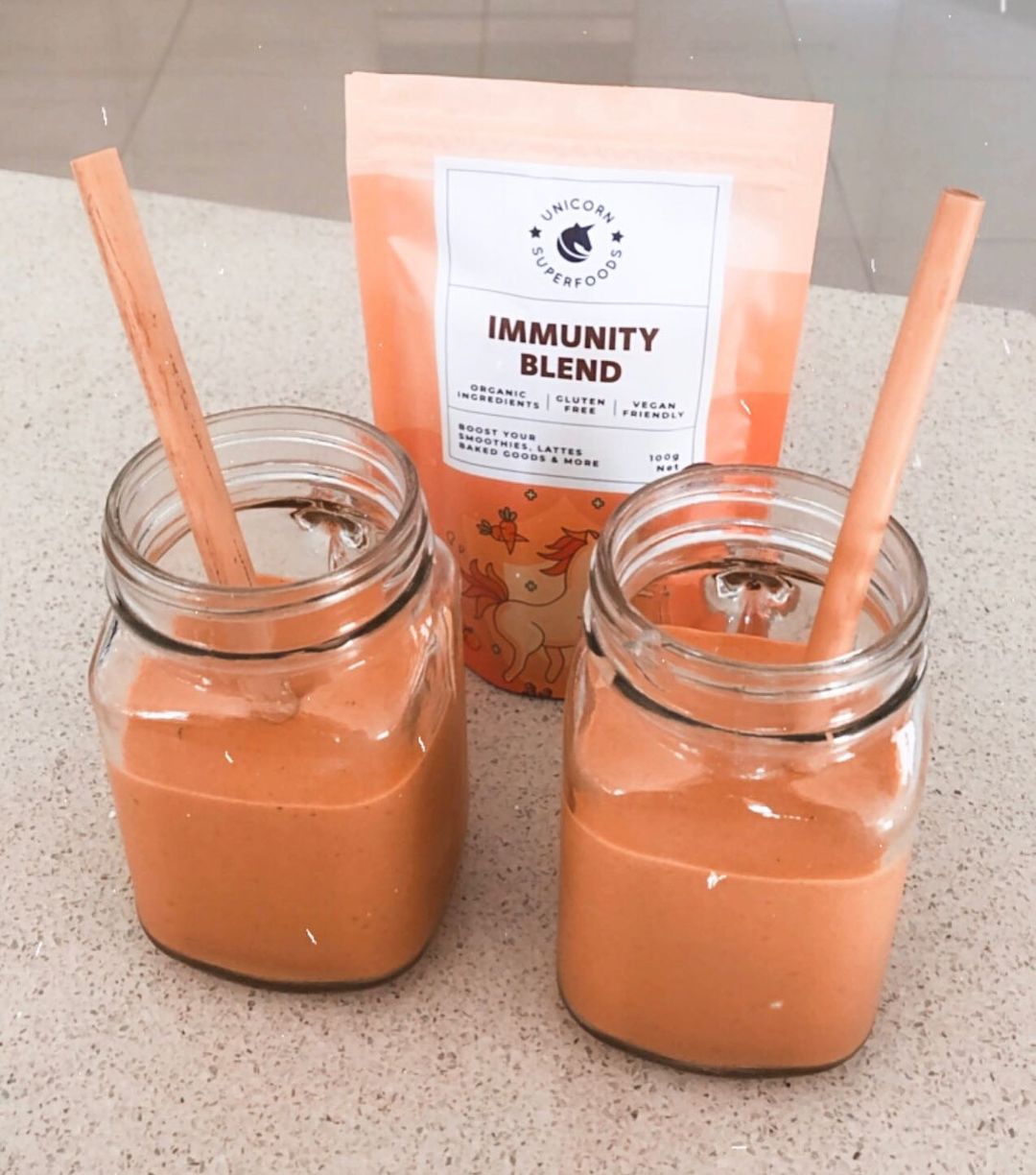 Immune Boosting Smoothie with Banana and Mango