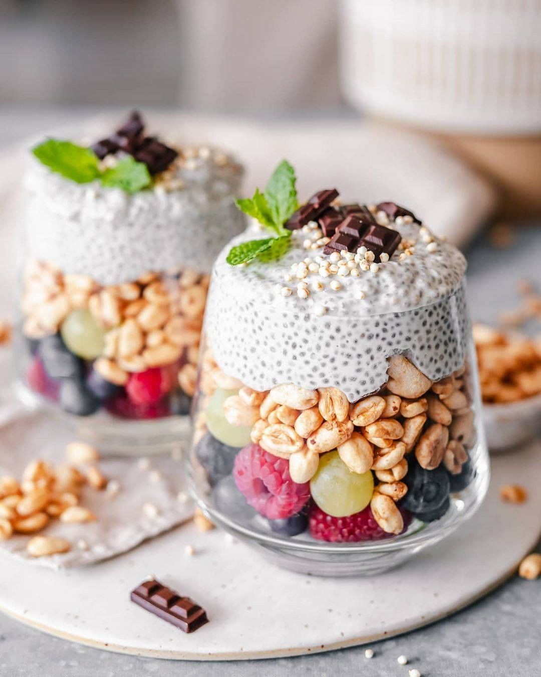 Yogurt Chia Pudding by Oatmeal Stories