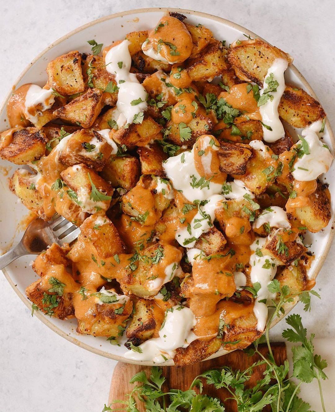 Vegan Patatas Bravas