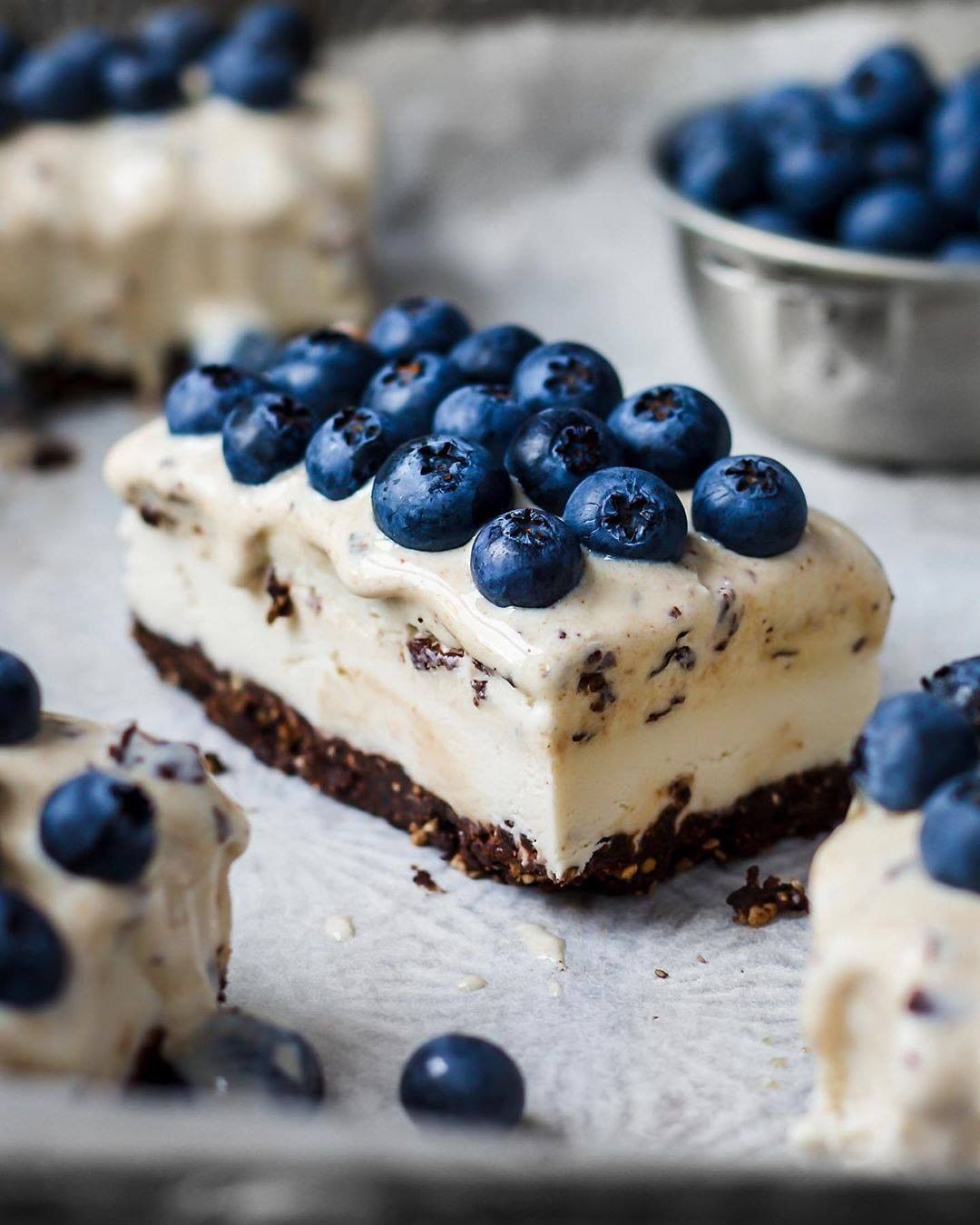 Pecan Brownie Ice Cream Bars