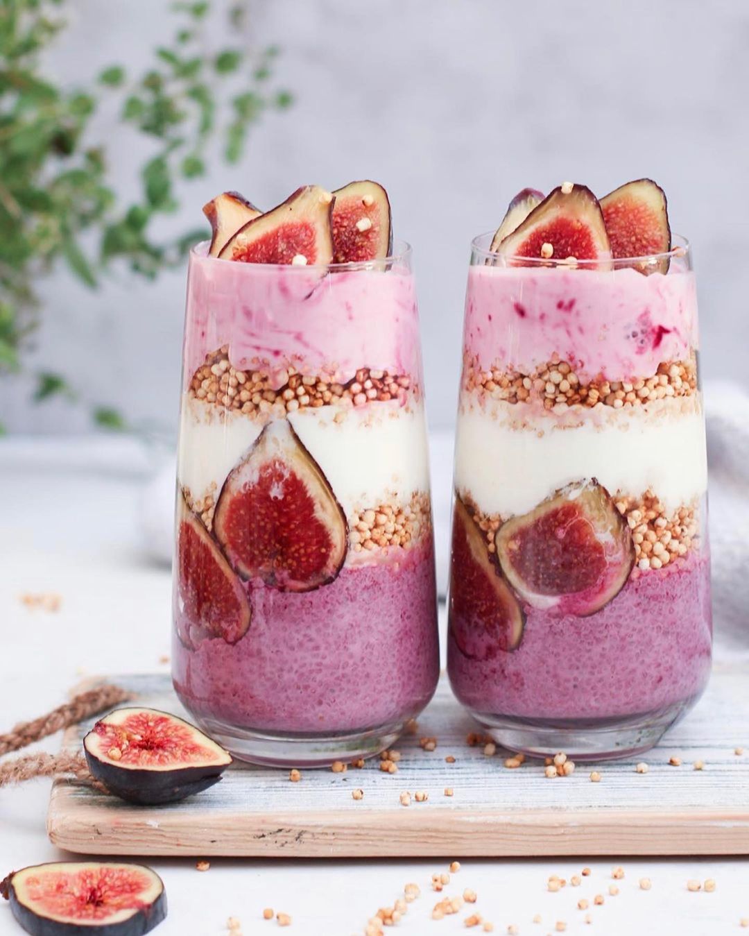 Pink Fig Parfaits