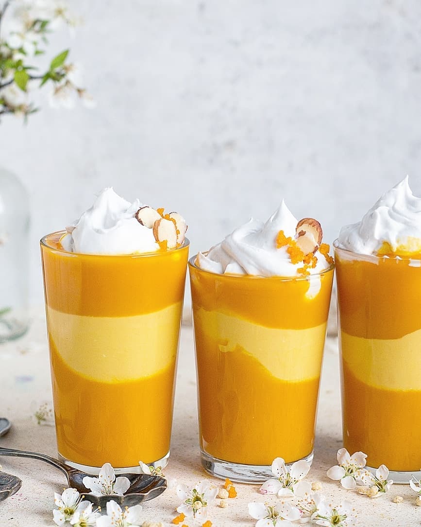 Easy Vegan Mango Coconut Dessert
