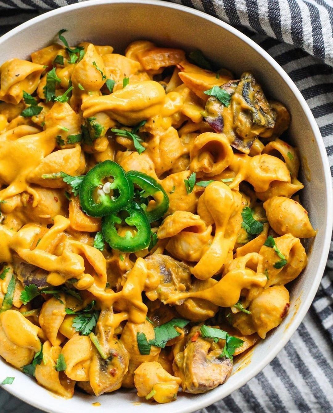 Vegan Fiesta Sauce Pasta Bowl