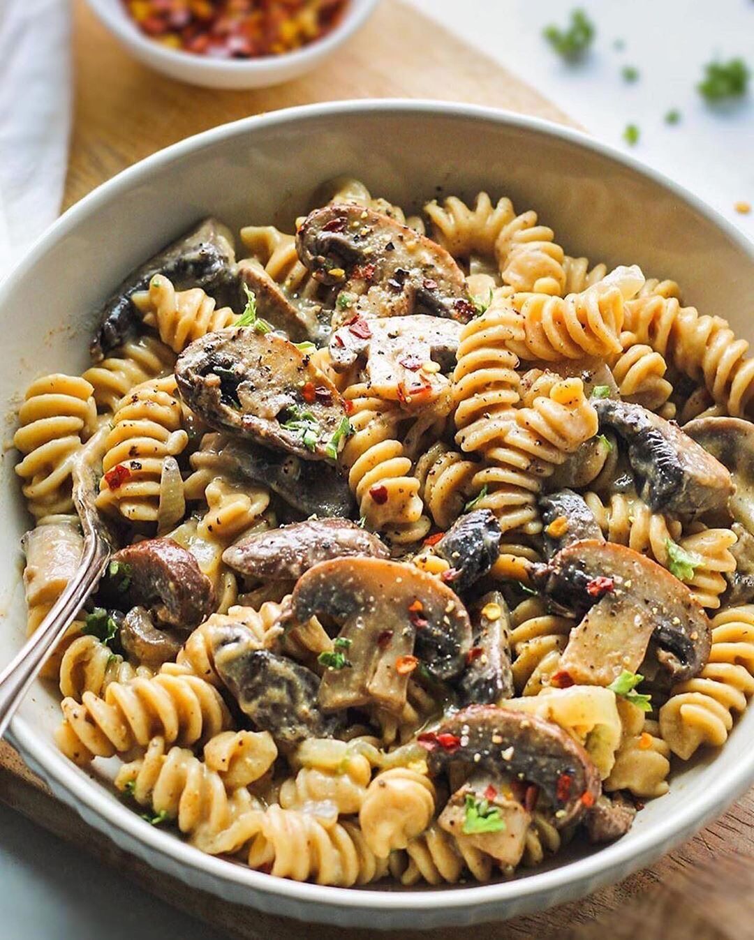 Vegan Mushroom Stroganoff