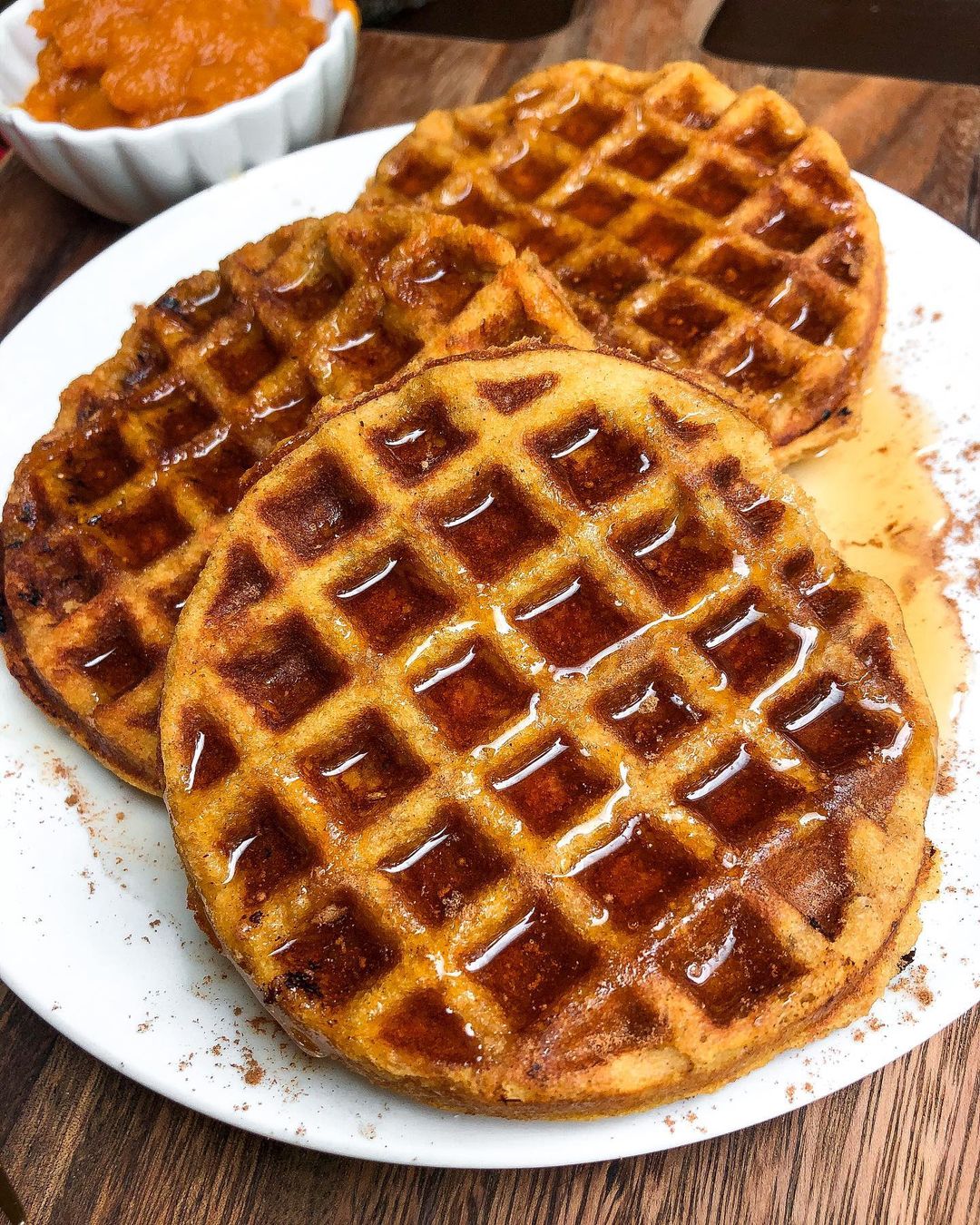Paleo Gluten-Free Pumpkin Waffles