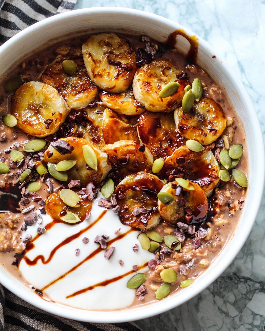 Chocolate Peanut Butter Overnight Oats