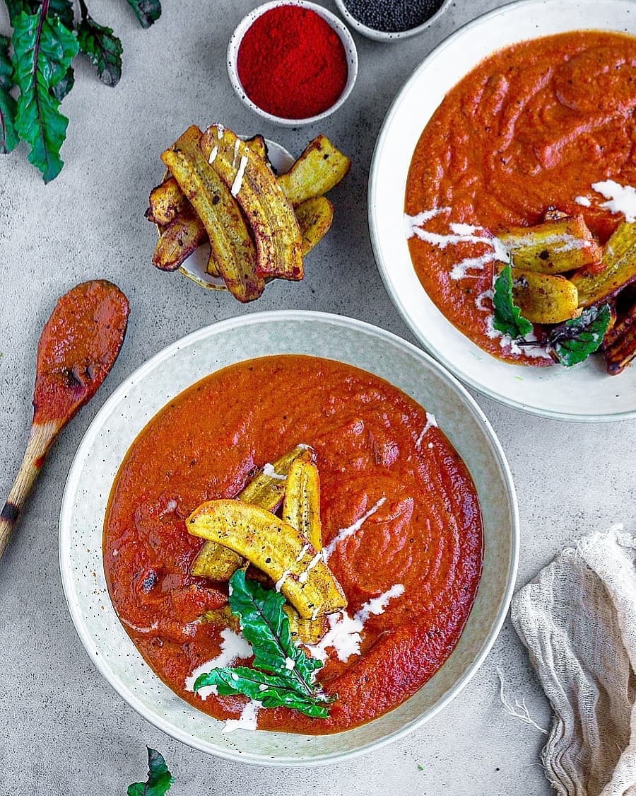 Punjabi Style Raw Banana Curry