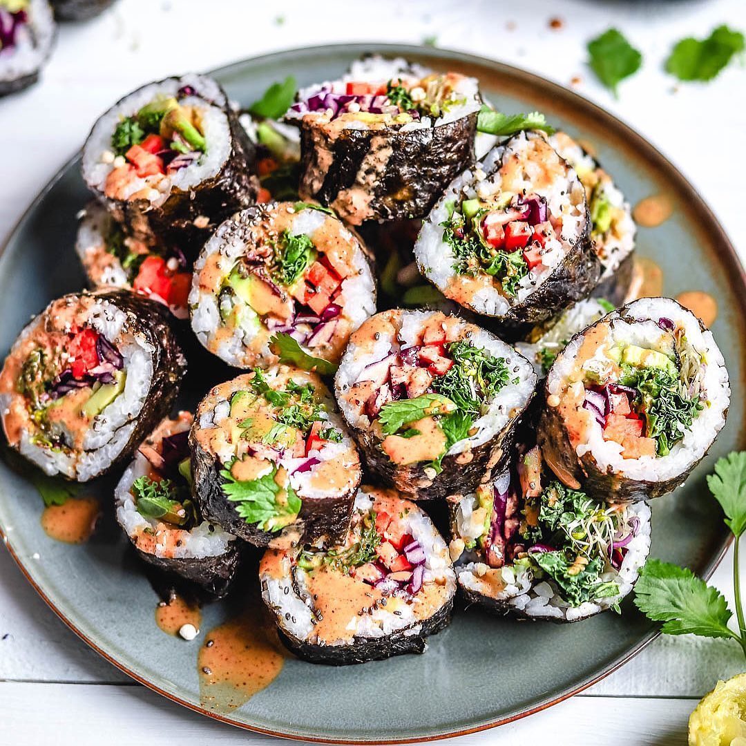 Rainbow Sushi Rolls