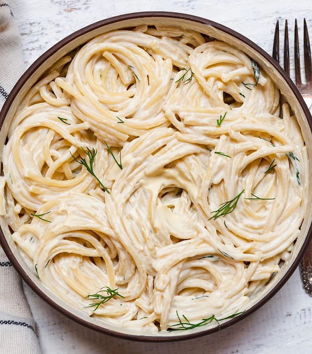 Creamy Lemon Miso Spaghetti