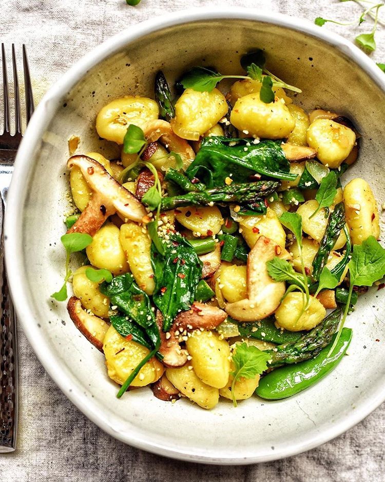 Browned Butter Springtime Gnocchi