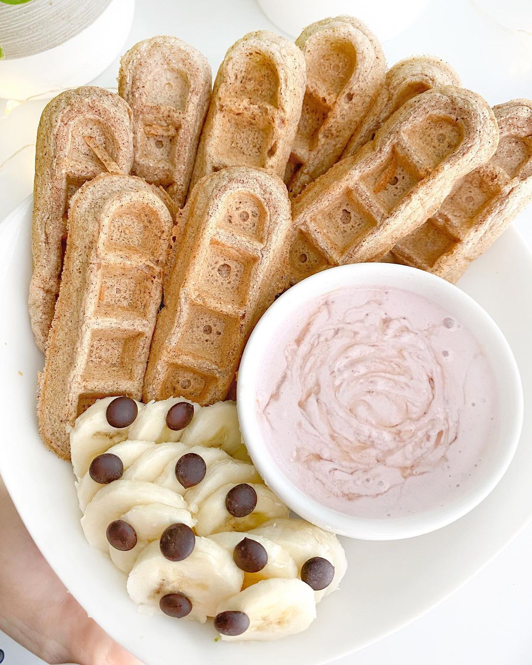 Easy Paleo Waffle Sticks with Vanilla Protein