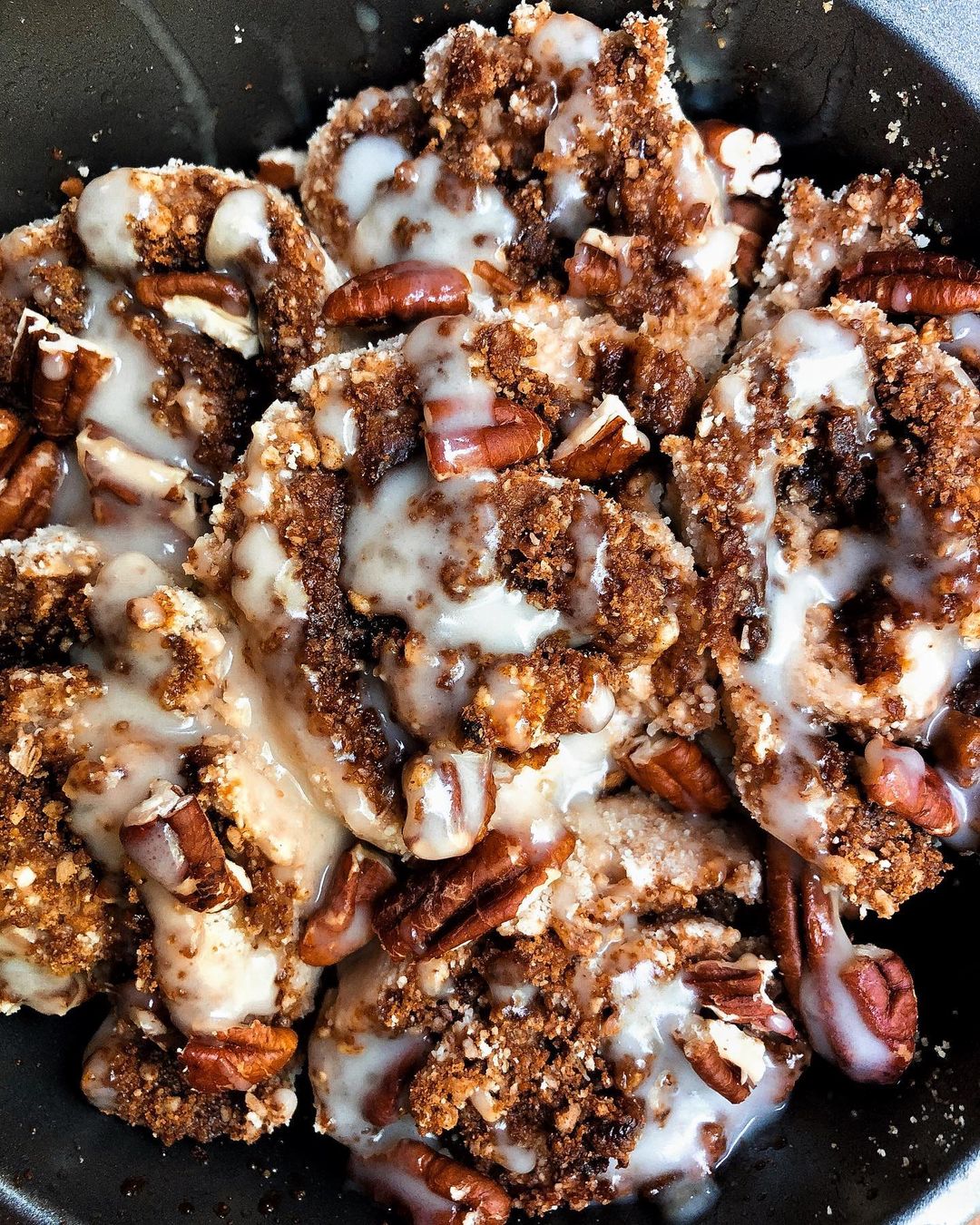 Maple Pecan Cinnamon Rolls