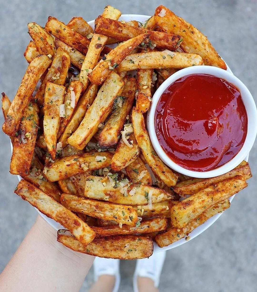 Baked Garlic Parmesan French Fries