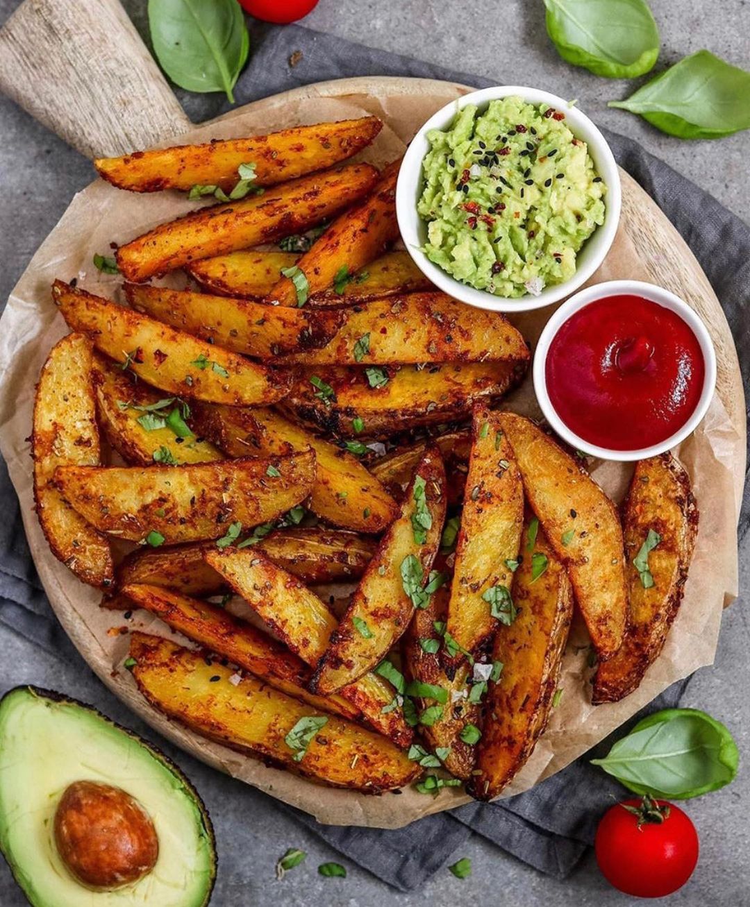 Crispy and Cheese Potato Wedges