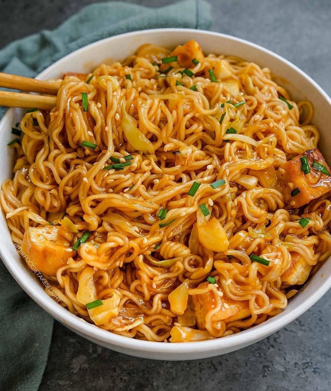 Sweet Spicy and Saucy Noodles