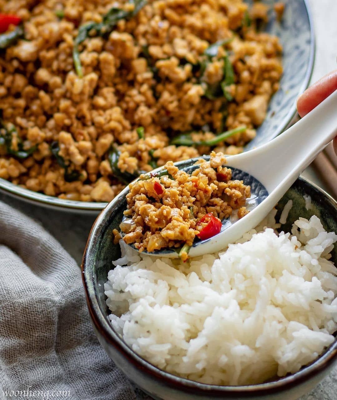 Spicy Thai Basil Tofu