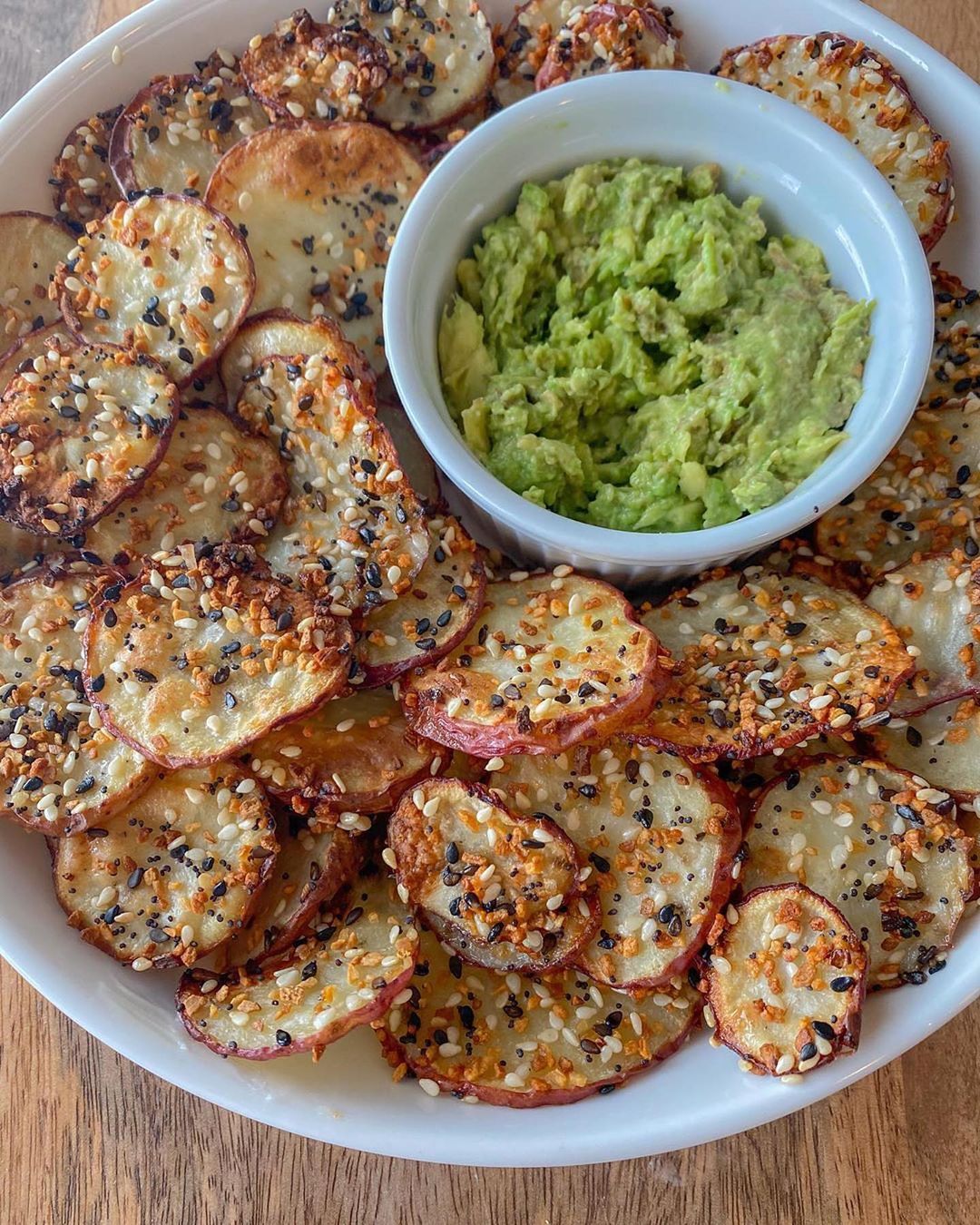 Oven-Baked Everything Potato Chips