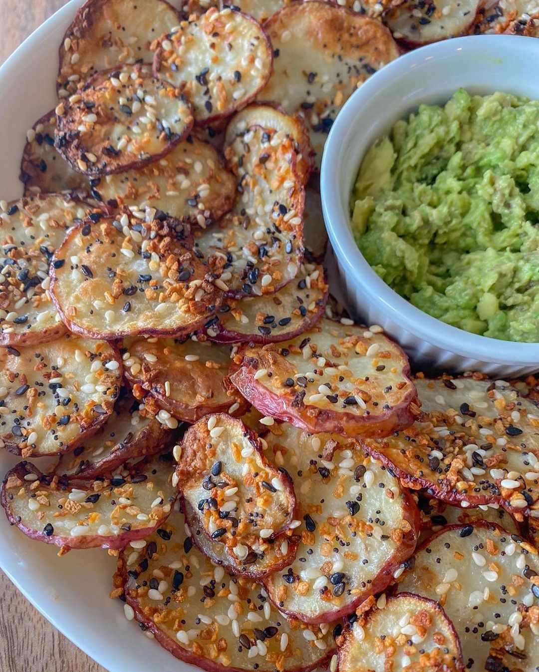 Oven-Baked Everything Potato Chips